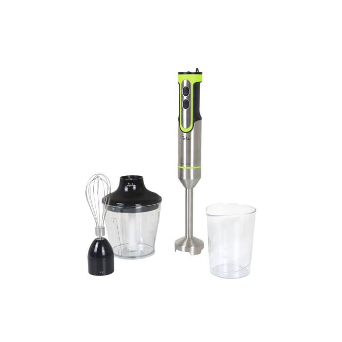Mixeur plongeant - Jata - 1200 W - Vitesse réglable - Fonction turbo - 4 lames en acier inoxydable - JEBT1789