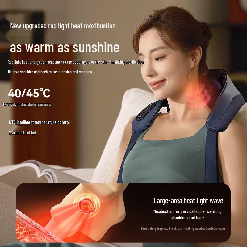 Philips Small Sun Neck & Shoulder Massager with Heat CN Plug (adapter Included)