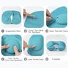 Inflatable Travel Neck Pillow for Airplane Train Car Washable Pillowcase U Shaped Office Napping Pillow,Home Head Neck and Lumbar Support