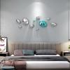 Wall Decoration Wind Chime Hanging Electroplated Stone Living Room Background Wall Hanging Abstract Irregular Stone Wall Decor