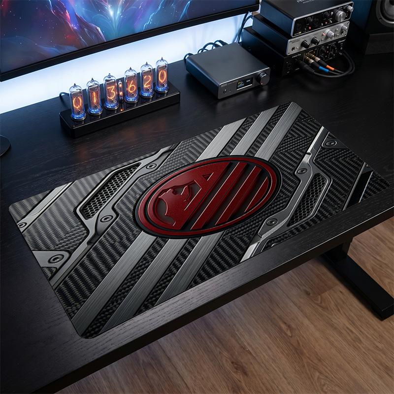 Atletico Madrid Printed Large Mouse Pad, Non Slip Soft Rubber Gaming Desk Mat for Office Laptop Computer Decor