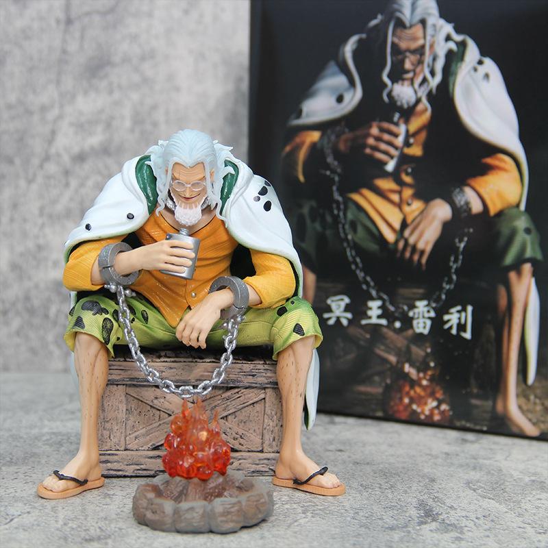 ONE PIECE BT Series Sitting Raleigh Figure Animation King of Navigation Roger Model Statue Toy Gift Two-dimensional