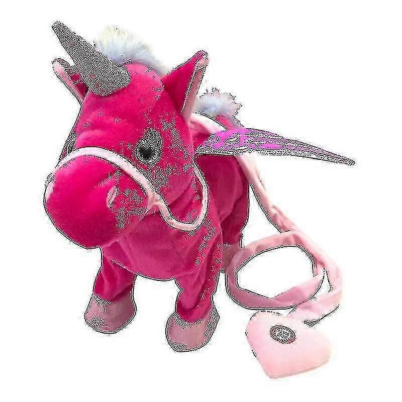 Electric unicorn plush toy, 353010cm, multiple colors available, can walk, sing, twist and make sounds