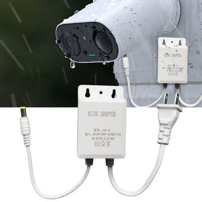 12V 2A Waterproof Power Adapter Charger for Security Camera Stable Output 100-240V EU/US Reliable Security Camera Power Supply