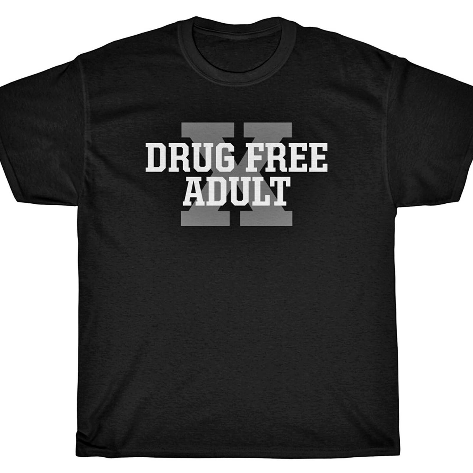 DRUG FREE ADULT T-Shirt straight edge sxe vegan nyhc punk XXXXL