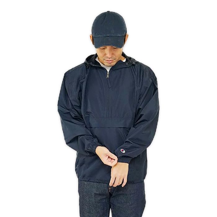 Champion CO200 Packable Anorak XXL Jacket, Navy, [Used]
