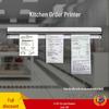 Wall-Mounted Aluminum Menu and Receipt Holder