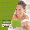 3x Tea Tree Soap for Face & Body Acne, Athlete's Foot, Tinea, Folliculitis & Ringworm Treatment