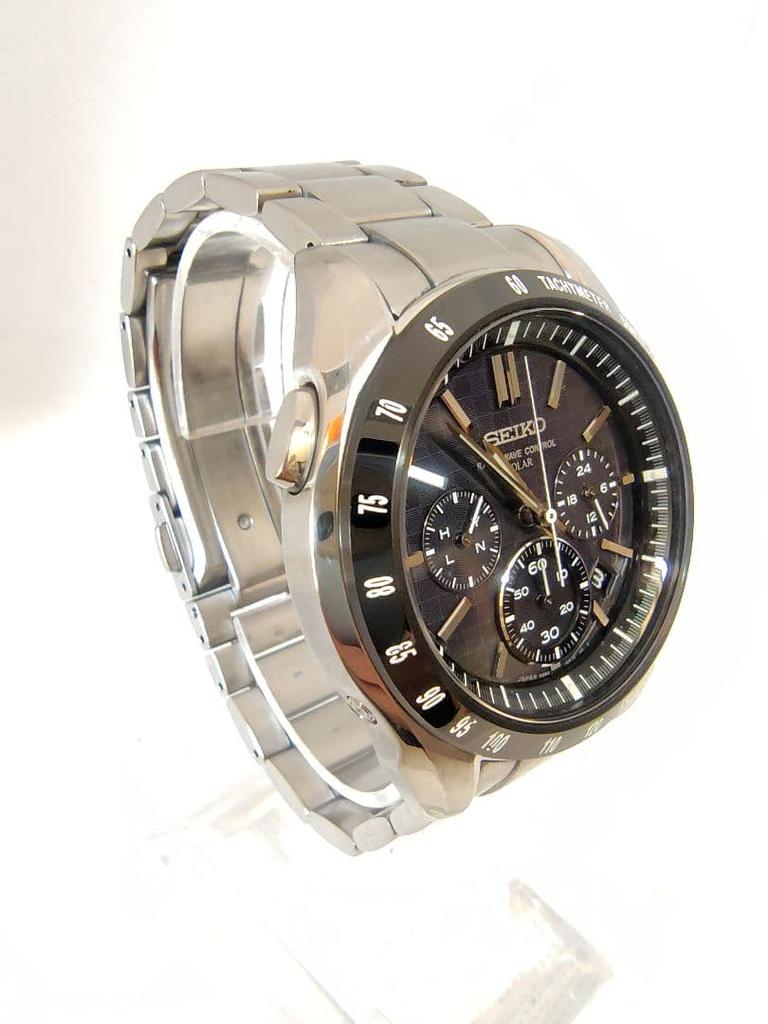 [USED] Seiko Brightz Chronograph, Black, Radio-Controlled Solar