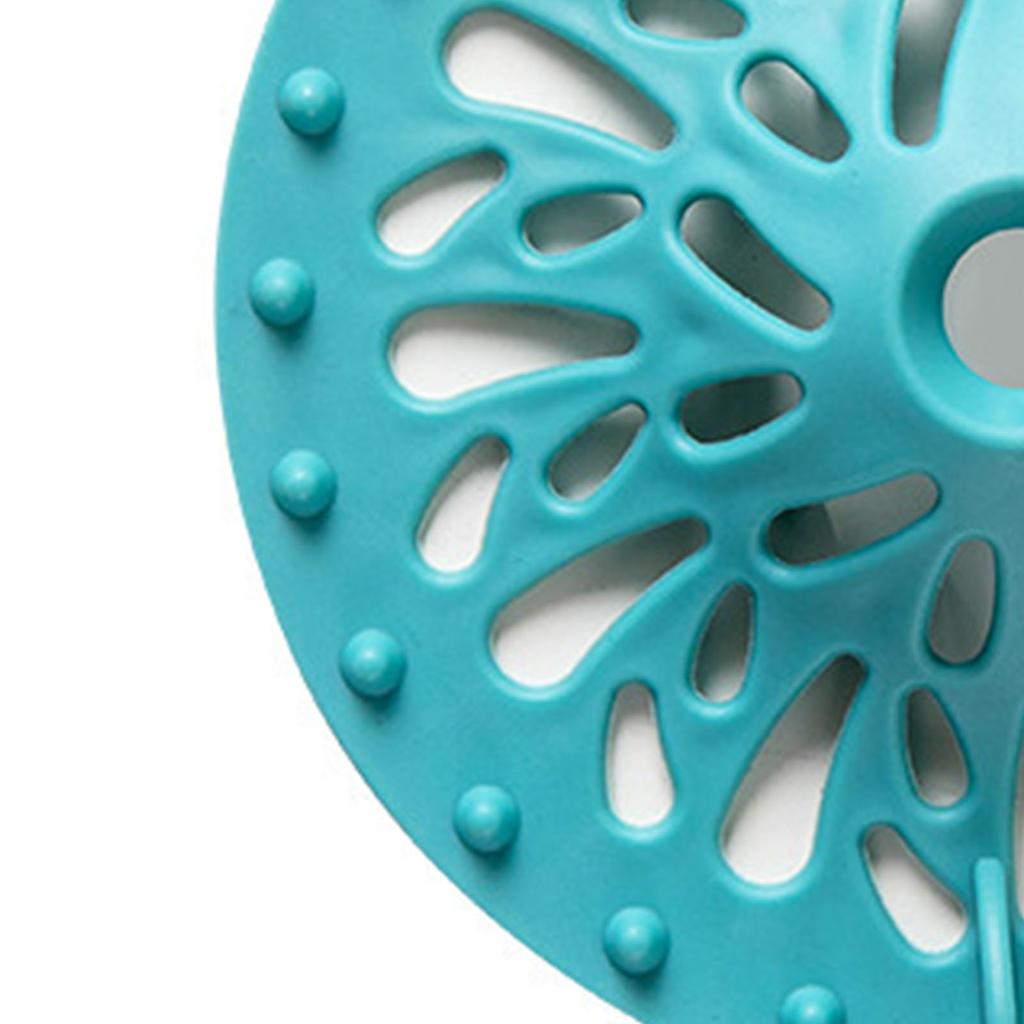 Hair Catcher Shower Drain Covers Protector TPR Hair Stopper Anti Clogging Suit for Bathroom Tub