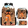 NARUTO Animated 15in Daily Pack with Adjustable Carry Straps, Children Daily Lightweight School Carrier for Boys & Girls Age 6-10