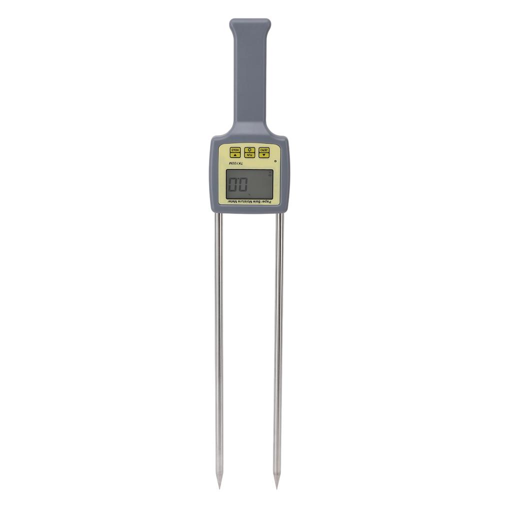 Paper Humidity Tester with Probe LCD Stainless Steel Portable Handheld Waste Parcel Paper Package Humidity Meter for