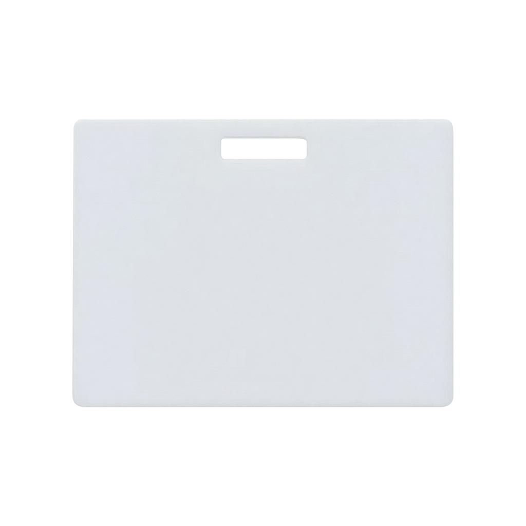 Blocchetti Riutilizzabili Cancellabili a Forma di Badge con Manico Superficie Lavagna Bianca Cancellabile a Secco Portatile per Scrivere Messaggi e Promemoria Set di Quattro