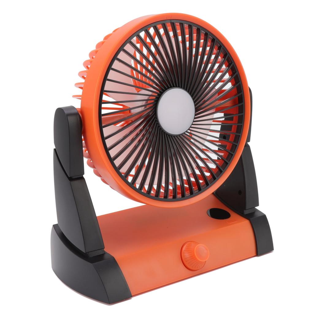 USB Small Desk Fans 2 s LED Silent 5000mAh Battery Re able Portable Desk Fan for Outdoor Camping