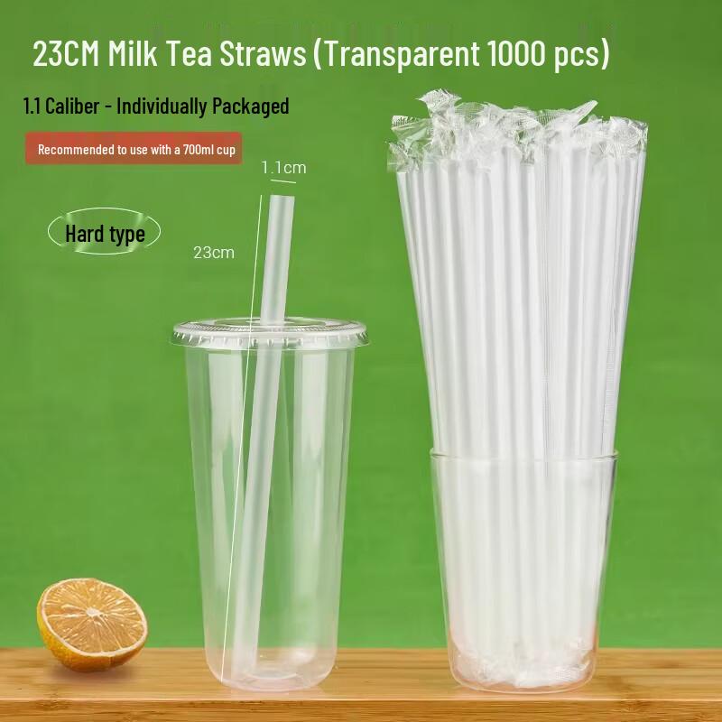 Miao Jiayi Individually Wrapped Disposable Bubble Tea Straws