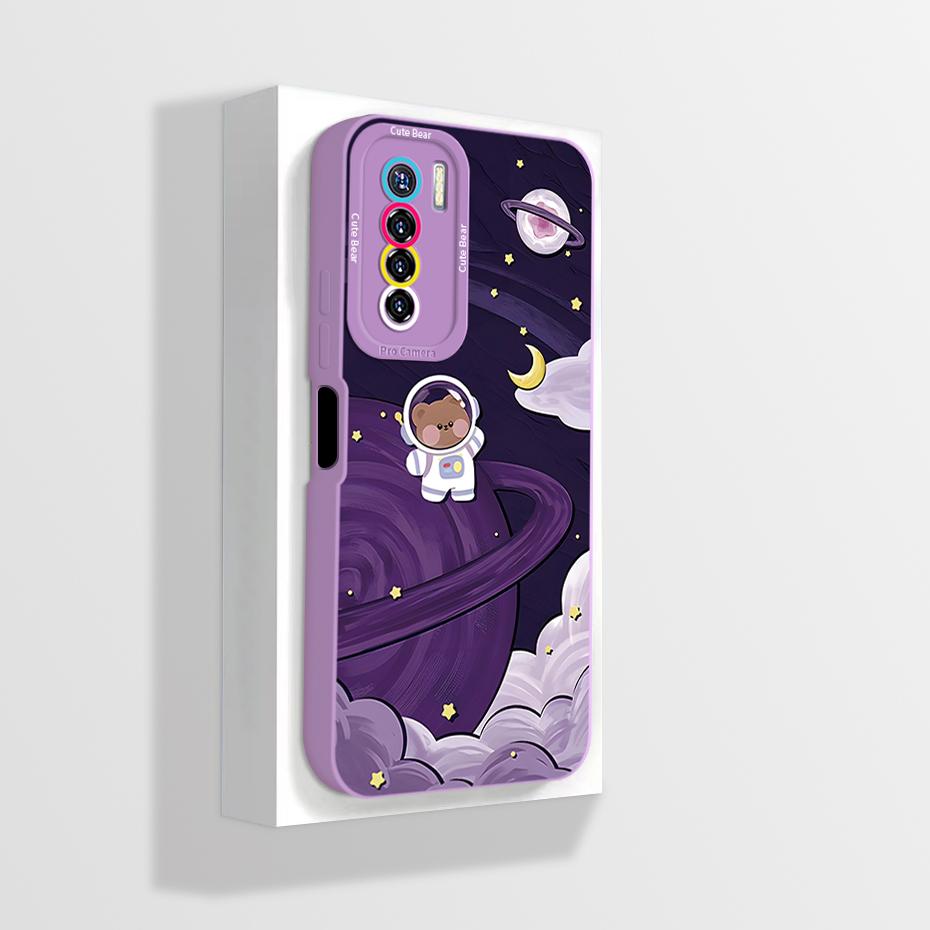 For Tecno Camon 17 Pro Phone Case Aesthetic Full Protection Liquid Silicone Funda for Tecno Camon 17P 17Pro Camon17 Back Cover