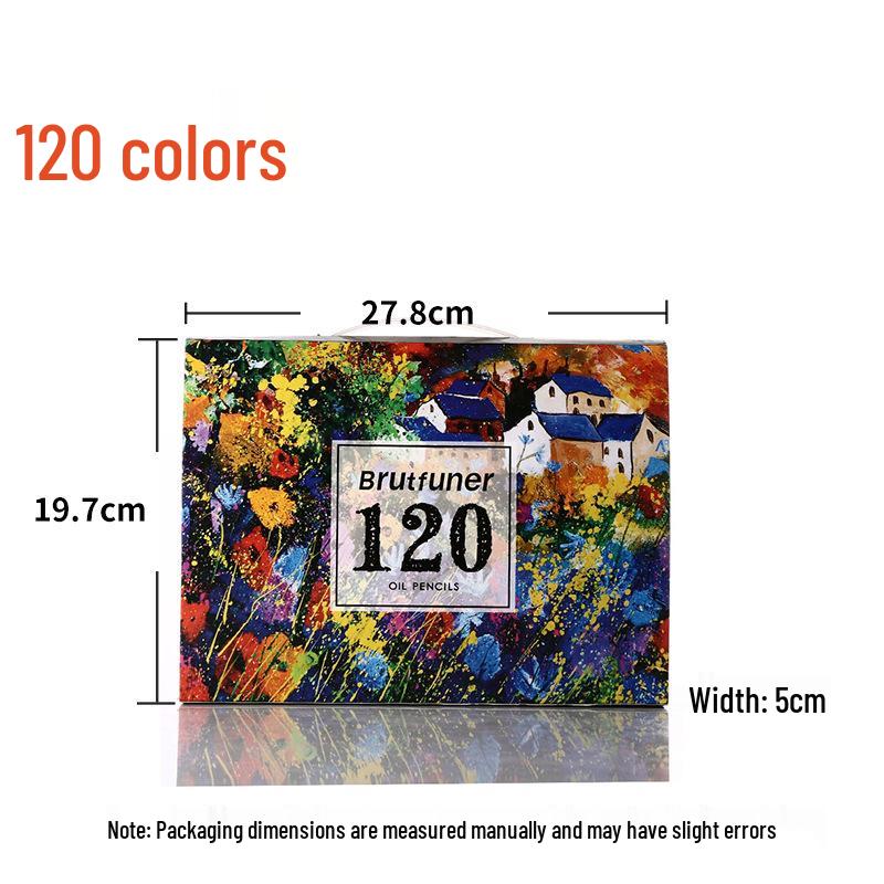 

Набор карандашей 120 цветов на масляной основе и 180 цветов водорастворимых с ручками для комиксов и граффити - Идеальный художественный подарок 2B