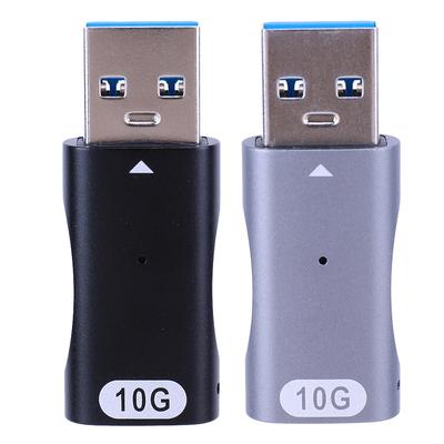 USB C Female To USB A Male Adapter USB3.1-GEN2 10Gbps USB Converter Adapter 5V 3A Fast Charging Type C Connector for PC Chargers
