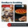 Cooks Innovations Toaster Oven Non Stick Liner & Crisper Set - Get Crispy Food Every Time - Easy Clean Up - Premium Crisping Sheet with Nonstick Oven