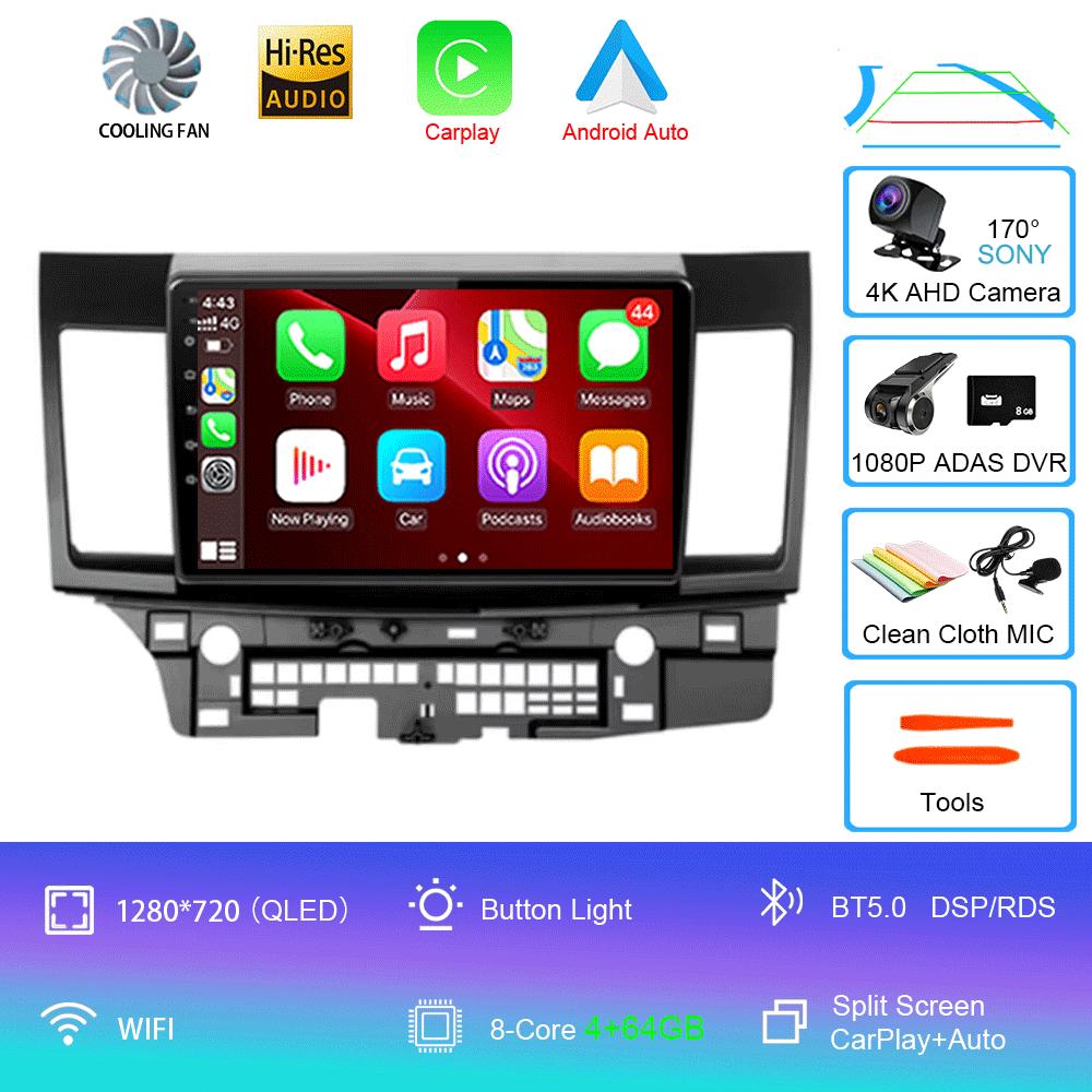Android 14 Car Radio  For Mitsubishi Lancer 10 CY 2007 - 2012 Multimedia Video Player Navigation stereo GPS No 2din 2 din dvd