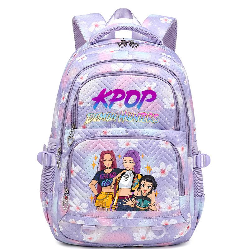 

KPop Мисливці на Демонів Підлітки Рюкзак Huntrix Студентський Шкільний Рюкзак Хлопчик Дівчинка Велика Місткість Дитячий Рюкзак 6