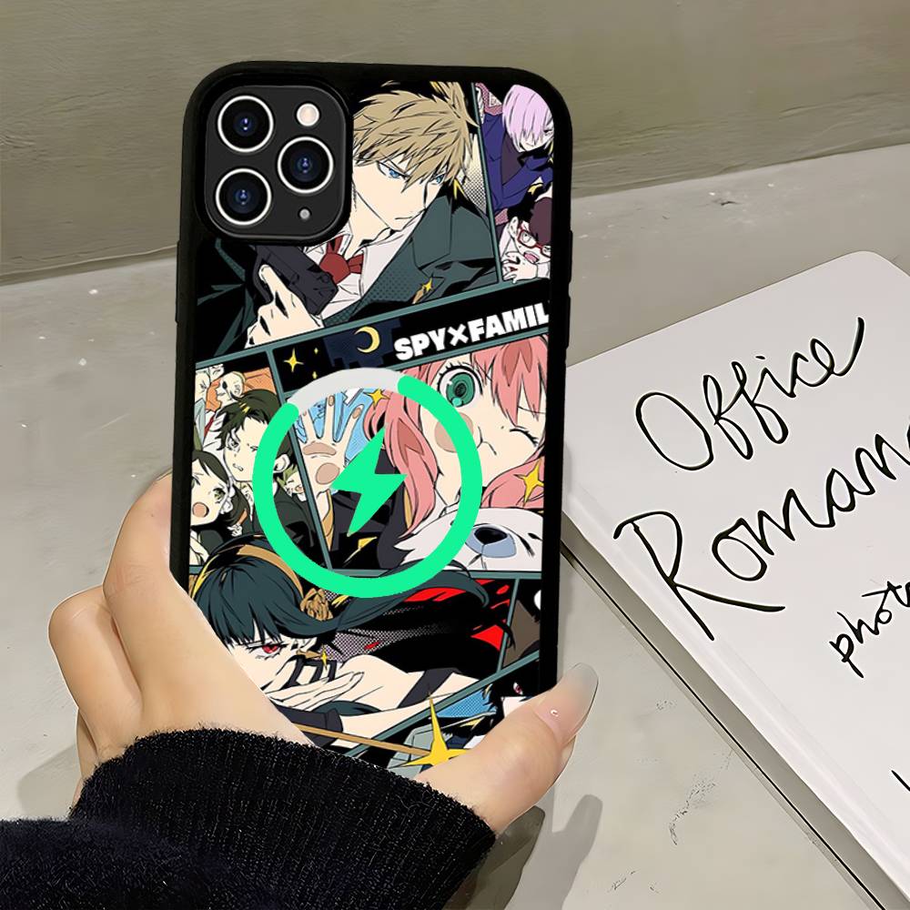 Classic Anime Spy X Family For Magsafe Magnetic Phone Case For IPhone 17 16 15 14 Plus 13 12 11 Pro Max Air Cover