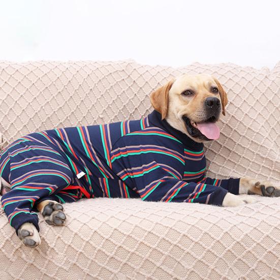 Dog Weaning Suit Elastic Wound Recovery Cotton Four-legged Pet Postpartum Cloth Bodysuit for Puppy