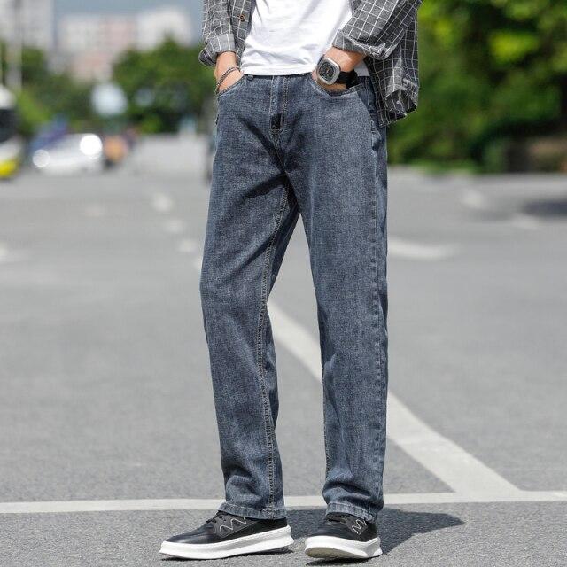 Loose Denim Jeans Classic Style 