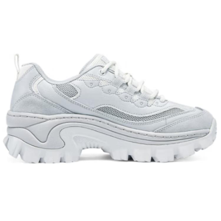 Skechers Hi-Ryze Honey Cake Shoes Soft Comfortable Low-Top Dad Shoes Women Sneaker Gray 177233-GRY