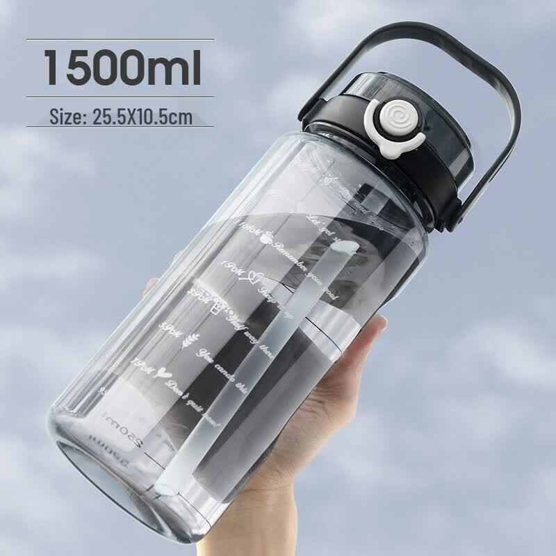 Youluo 2L Portable Sports Water Bottle with Straw