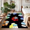 Anti‑Slip Crystal Velvet Floor Rug, Among Us Design Carpet for Indoor Living Bedroom Home Decoration