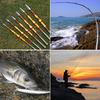 Přenosný teleskopický karbonový rybářský prut Přívlačové rybářské náčiní na ryby Mořský prut Ocean Rod Tackle