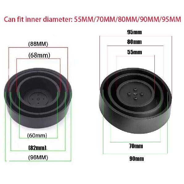 2x Universal Sealed Rubber Car LED Headlight Dust Cover Housing Waterproof Seal 949935778564|