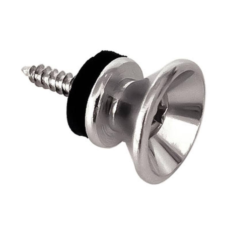 10 peças de travas de alça de guitarra de metal botões de alça de guitarra pino de trava de extremidade baixo elétrico guitarra segurança straplocks duradouros