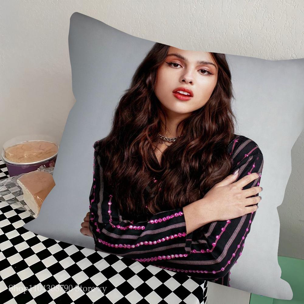 O-Olivia Singer R-Rodrigo Pillow Case Square Pillow Bedroom Sofa Leisure Comfort Cushion Car Living Room Home Decoration
