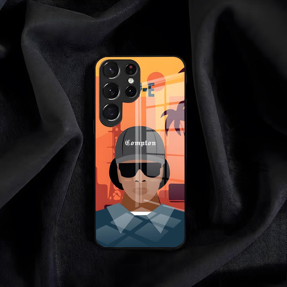 Rapper E-Eazy-E Phone Case For Samsung S26 S25 Edge S24 S23 S22 S21 S20 Ultra Plus FE Glass Cover