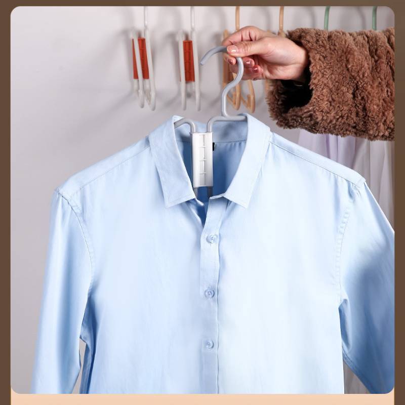 Plastic Foldable Hangers Portable Folding Clothes Travel Supplies Household