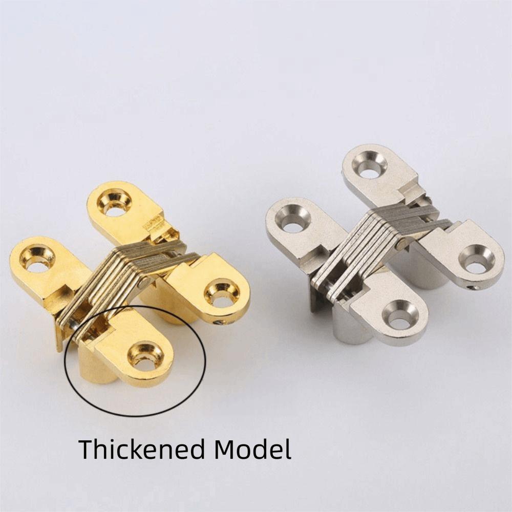 Stainless Steel Folding Door Hinge Silent Design Concealed Hinge Furniture Hardware  Work Supplies