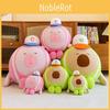 Shaped Capybara Tennis Cute Cartoon Plush Toy Soft Filled Doll Room Decoration