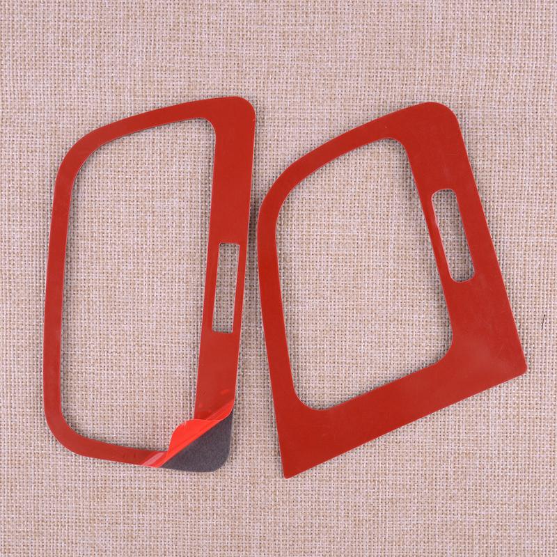 2pcs Carbon Fiber Black Car Dashboard Side Air Vent Outlet Cover Trim Frame Fit for VW Golf 7 GTI MK7 2014-2017 2018  New