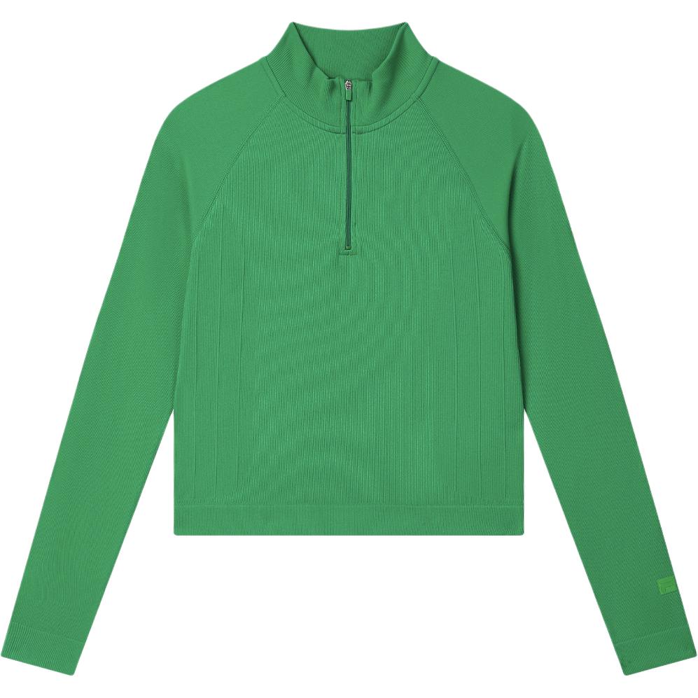 

FILA Original Fashion Casual Long Sleeve Knit Top Women tops Deep-Forest-Green F71W439201F-DG S