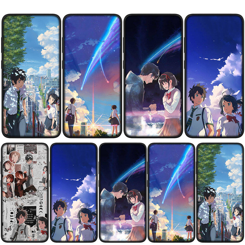 Cover for iPhone 17 16 15 Xiaomi Poco Redmi Note 14 13 12 11 Pro Max X 9 16e Samsung Galaxy S25 S24 S23 A4 14C OPPO Huawei Your Name Phone Case