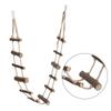 Pet Hamster Soft Long Climbing Rope Ladder Parrot Squirrel Suspension Bridge for Birds Toy
