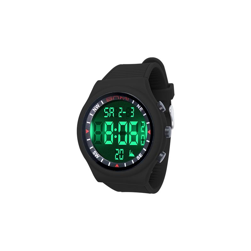 Customizable Logo Luxury Charm Waterproof Digital Dial Sport Watches LED Display 39mm 3BAR Water Resistant Glass Dial Window