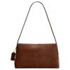Coach Chelsea 30 Logo Charm Push Lock Fabric With Leather Lining Built-In Zipper Pocket Leather Shoulder Bag Large Women Shoulder Bag CDS59-B4WBR
