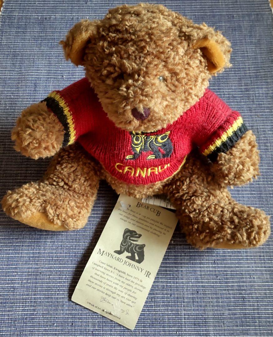 

[USED] Northwest Coast Canadian Indian Bear Cub Teddy Bear
