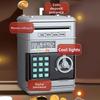 Children's Piggy Bank Password Box Automatic Money Rolling Fingerprint Large-capacity Simulation Intelligent Deposit Machine
