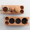 Wooden Coffee Tamper Holder 51/53/58mm Espresso Tamper Station Stand Base for Espresso Machine Barista Accessories