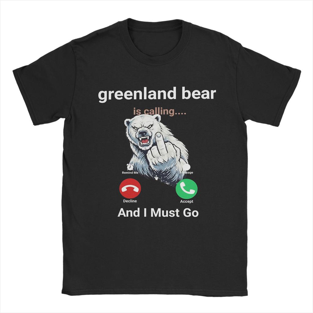 Protector of Greenland 100 Cotton TShirt For Couple Summer  Vintage T Shirts Breathable Trendy Cool Tee Shirt Big Size  Tops