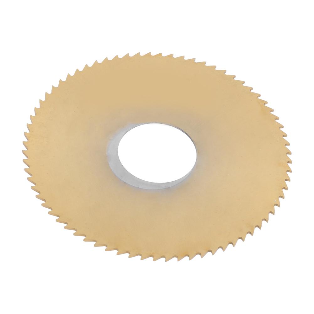 Saw Blade Cutting Grinding Disc TiCoated HSS Milling Cutter 75 x 0.8 x 22mm 72 Teeth